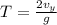 T = \frac{2v_y}{g}