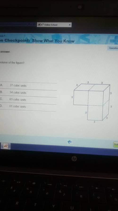 What is the volume of the figure