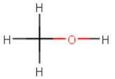 In a compound, such as ch3oh, how determine which is the central atom?