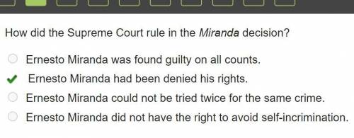 How did the surprise court rule in the miranda decision