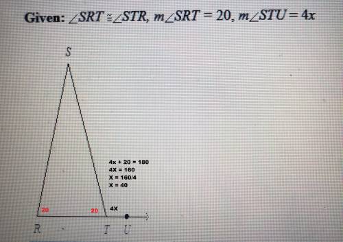 Find the value of x. the diagram is not to scale.