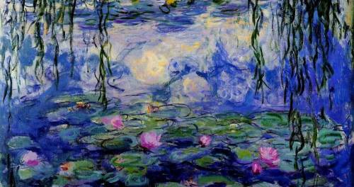 Read the lines from robert hayden’s poem monet’s ‘waterlilies,’” and then look at the painting wate