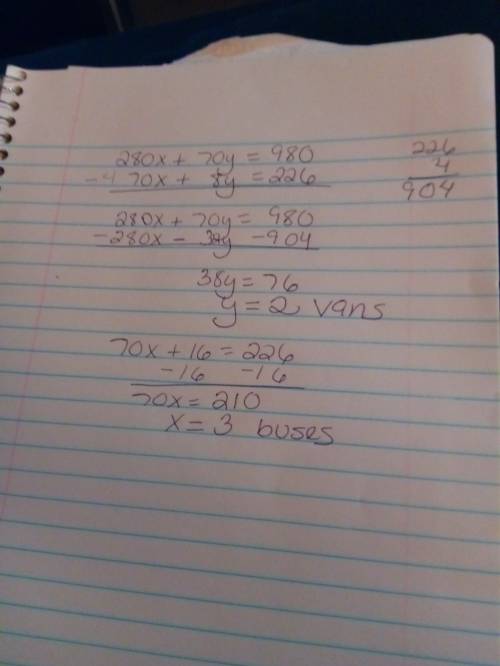 Me set up these equations using system of equations.