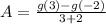 A=\frac{g(3)-g(-2)}{3+2}