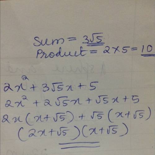 It's the 2nd question i know how it is done  and product method but the root is confusing me can any