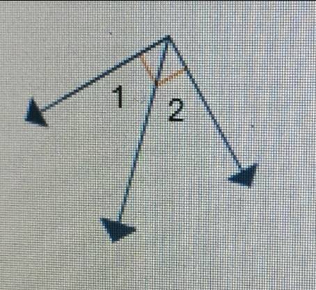 Angles 1 and 2 are complementary and congruent. what is the measure of angle 1?  30° 45° 50° 75°what