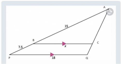 The triangles are similar by the aa similarity postulate. find the value of x. 12 270 1.2 27