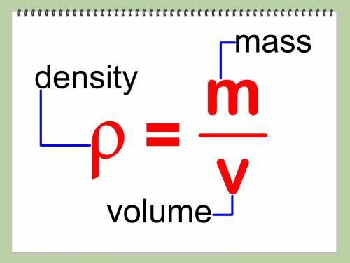 Density is a measure of the amount of weight in an object the mass per volume of an object the size