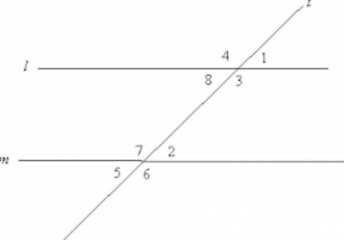 Two parallel lines are crossed by a transversal. if measure of angle 6 is 123.5 then measure of angl