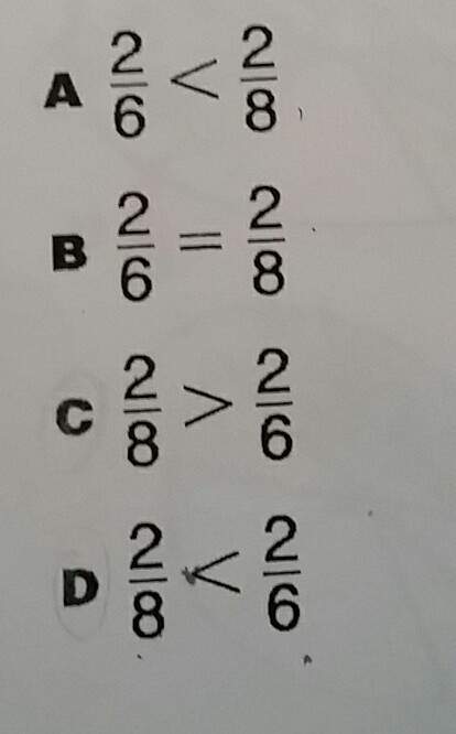 Amy ate 2\6 of an apple pie. tyler ate 2\8 of a charry pie. the pies arethe same size. which stateme