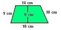 Find the area of both of these trapeziods using the formula (b1 + b2) • h ÷ 2.  calculat