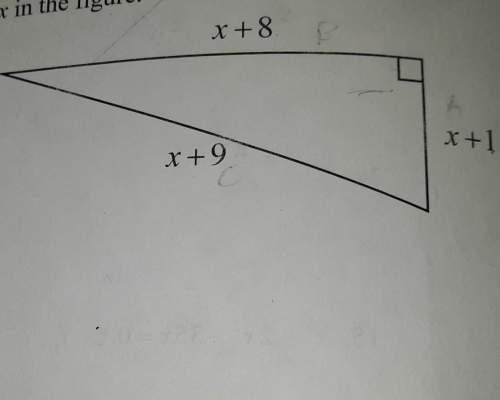 17. use the pythagorean theorem to find thefigure.van theorem to find the value of