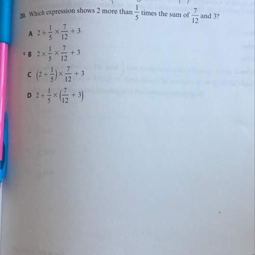 Is the answer b or is it another answer