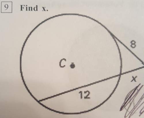 Geometry 9. find x (click to see photo)