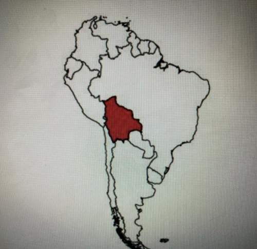 What is the name of the south america country that is outlined in red