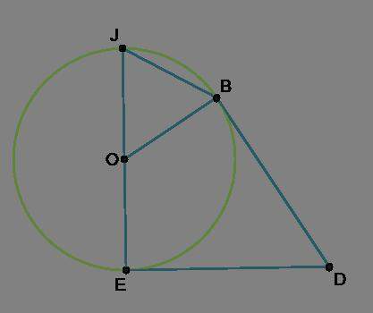 Use the diagram to complete the statements. the measure of angle ejb is (equal to, one-h