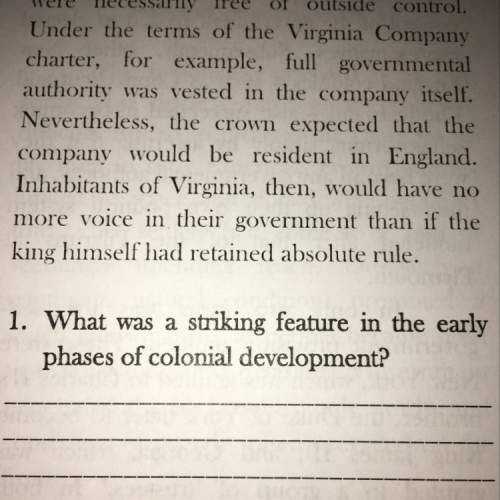 What was a striking feature in the early phases of colonial development?