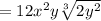 =12x^2y\sqrt[3]{2y^2}