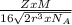 \frac{Z x M}{16  \sqrt{2 r^{3} xN_{A}} }