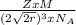 \frac{Z x M}{(2 \sqrt{2r} )^{3} x N_{A} }
