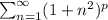 \sum_{n=1}^{\infty}(1+n^2)^p