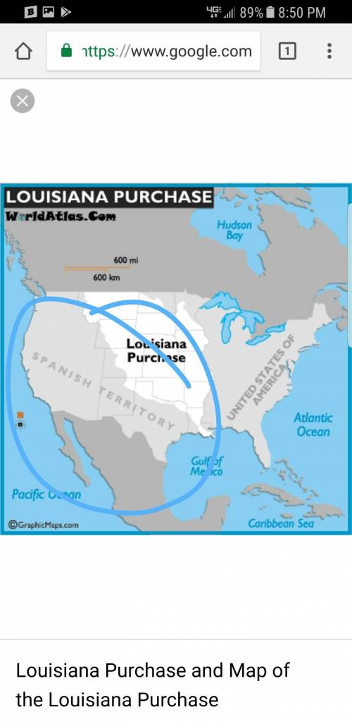 At the time of the louisiana purchase which country owned california