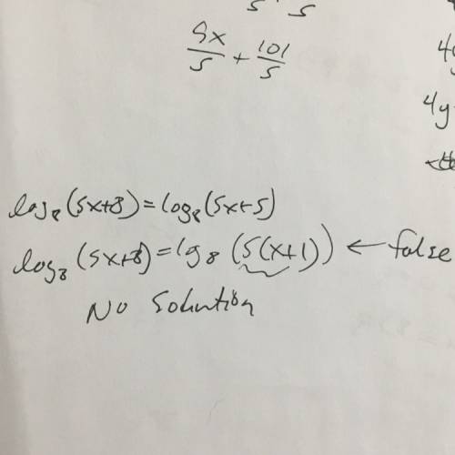 Solve the logarithmic equation. be sure to reject any value that is not in the domain of the origina