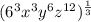 (6^3x^3y^6z^{12})^{\frac{1}{3}}
