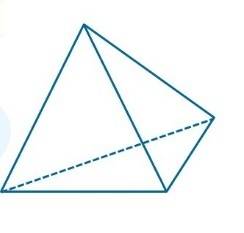 Use euler’s formula to find the number of vertices in a polyhedron with four triangular faces.