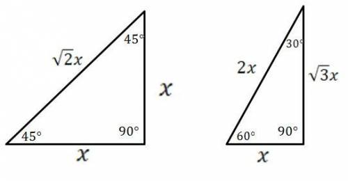 How do you so he special right triangles?