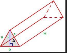How do you find the surface area of a regular triangular prism