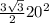 \frac{3 \sqrt{3} }{2} 20^{2}