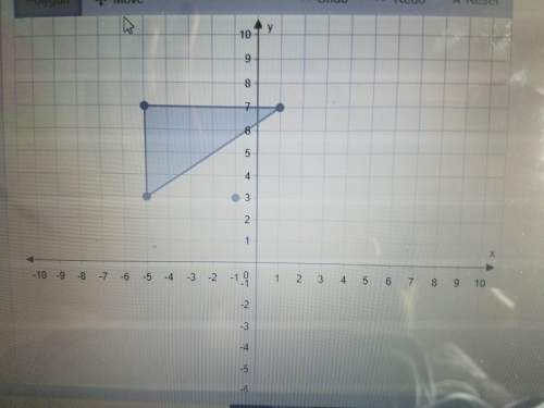 Graph the image of the figure after a dilation with a scale factor of 1/2 centered at (-1, 3) use th