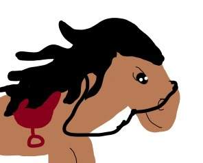 How the heck do u draw a if you could insert a drawing of a horse that you made that would be awes
