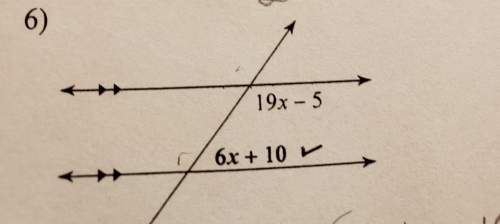 How do i find the measure of the angle with a check