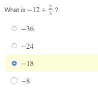Asap! idk how to solve this division problem : ( is it -18 or no? ?