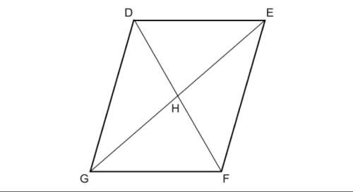 Which statement could be used to conclude that this parallelogram is a rhombus? m m m m