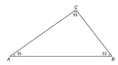Me ! write an equation for the interior angles of this triangle that uses the triangle sum theorem&lt;