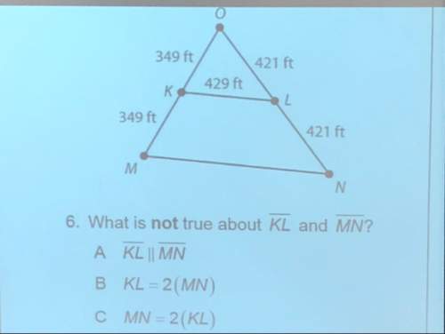 What is not true about kl and mn? what is mn? (show your work)