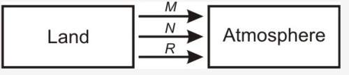 Which of these conclusions is correct about the processes m, n, and r in the diagram? m represents