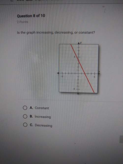 Is the graph increasing, decreasing, or contrast?