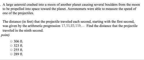 Alarge asteroid crashed into a moon of another planet causing several boulders from the moon to be p