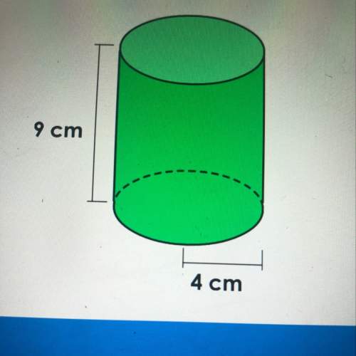 What is the approximate volume of the cylinder. use 3.14 for tt a.) 1,017.36 cm^3 b.) 452.16 cm^3 c.