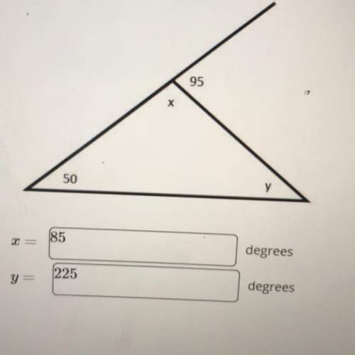 Is this right? i need to solve for x and y!