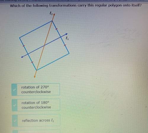 (which of the following transformations carry this regular polygon onto itself?