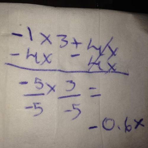 Lim x →-1x 3 + 4x how do i get the answer?