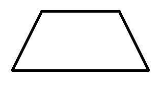 Draw a trapezoid with vertical sides parallel