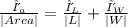 \frac{δ_a}{|Area|} =\frac{δ_L}{|L|}+\frac{δ_W}{|W|}