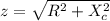 z = \sqrt{R^{2} + X_{c}^{2}}