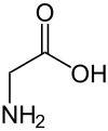 The amino acid glycine (h3n+ch2co2h) has two acidic hs, one with pka = 2.34 and the other with pka=9